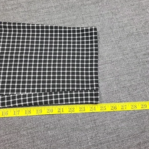 Studio Park Courtney Khondabi Pants Petite X-Small Sz Black Check Print Pockets - Picture 4 of 11